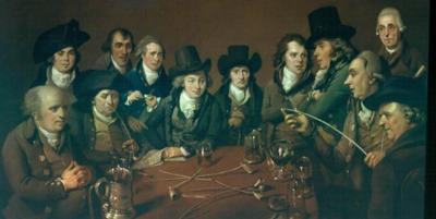 John Freeth and his circle, Johannes Eckstein, copyright Birmingham Museums and Art Gallery